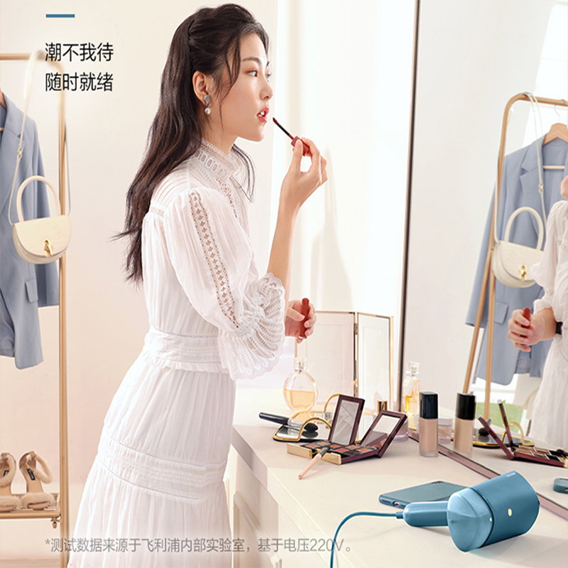 飞利浦 迷你熨烫STH3000/28海洋蓝高清大图