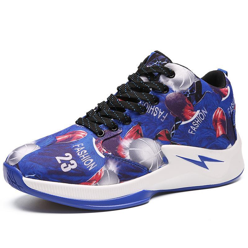 尘贺 篮球运动鞋男增高防滑鸳鸯高帮男鞋春季科比513代实战球鞋