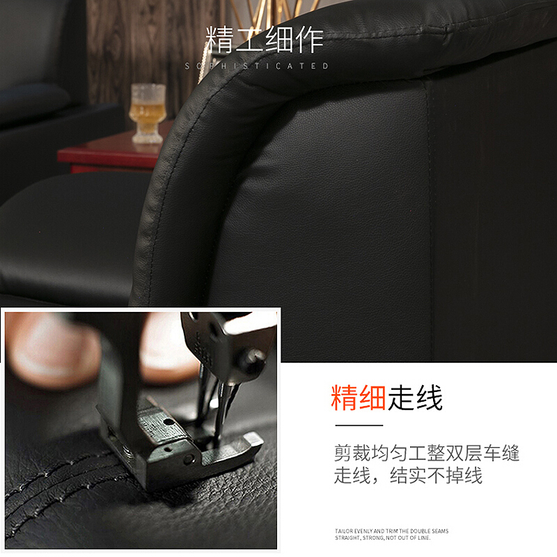 绵冠MIANGUAN办公沙发会客接待沙发实木扶手沙发商务办公沙发组合