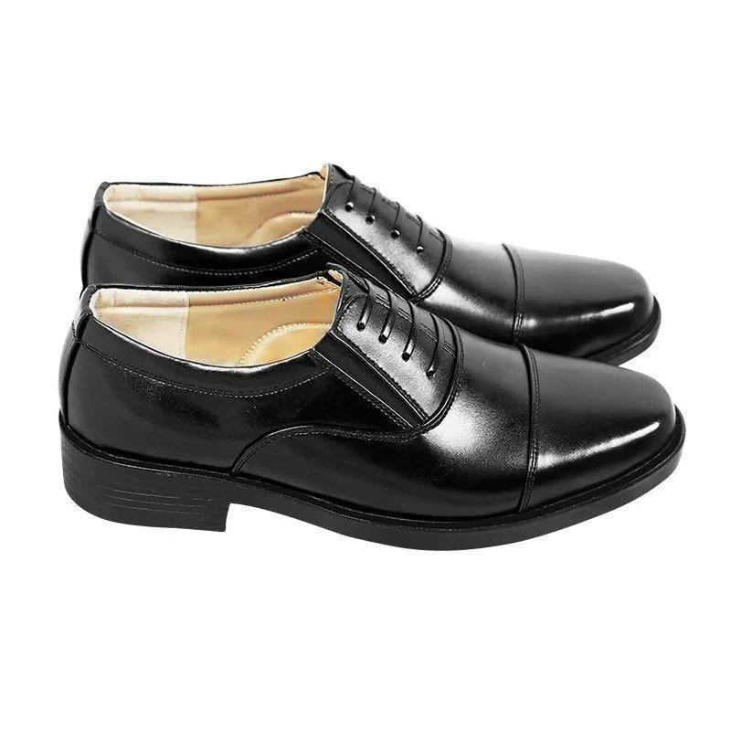 皮鞋男士商务正装休闲皮鞋男士兵三接头男军鞋军工皮鞋男鞋