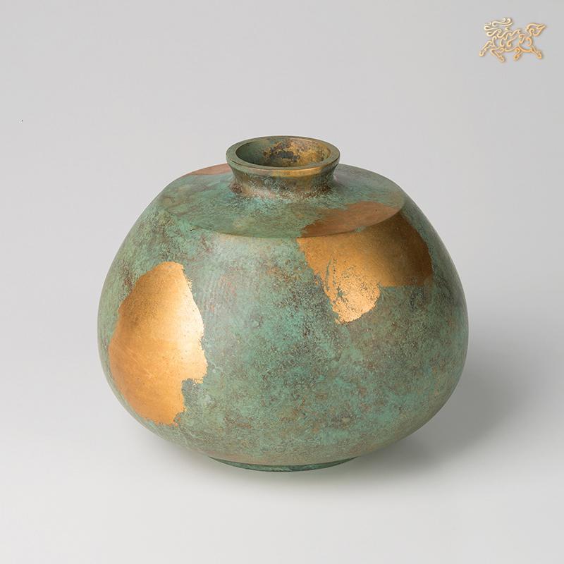 全铜摆件《高冈铜器之平形》铜工艺品家居饰品_543