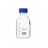 册宣 透明玻璃丝口试剂瓶 500ml