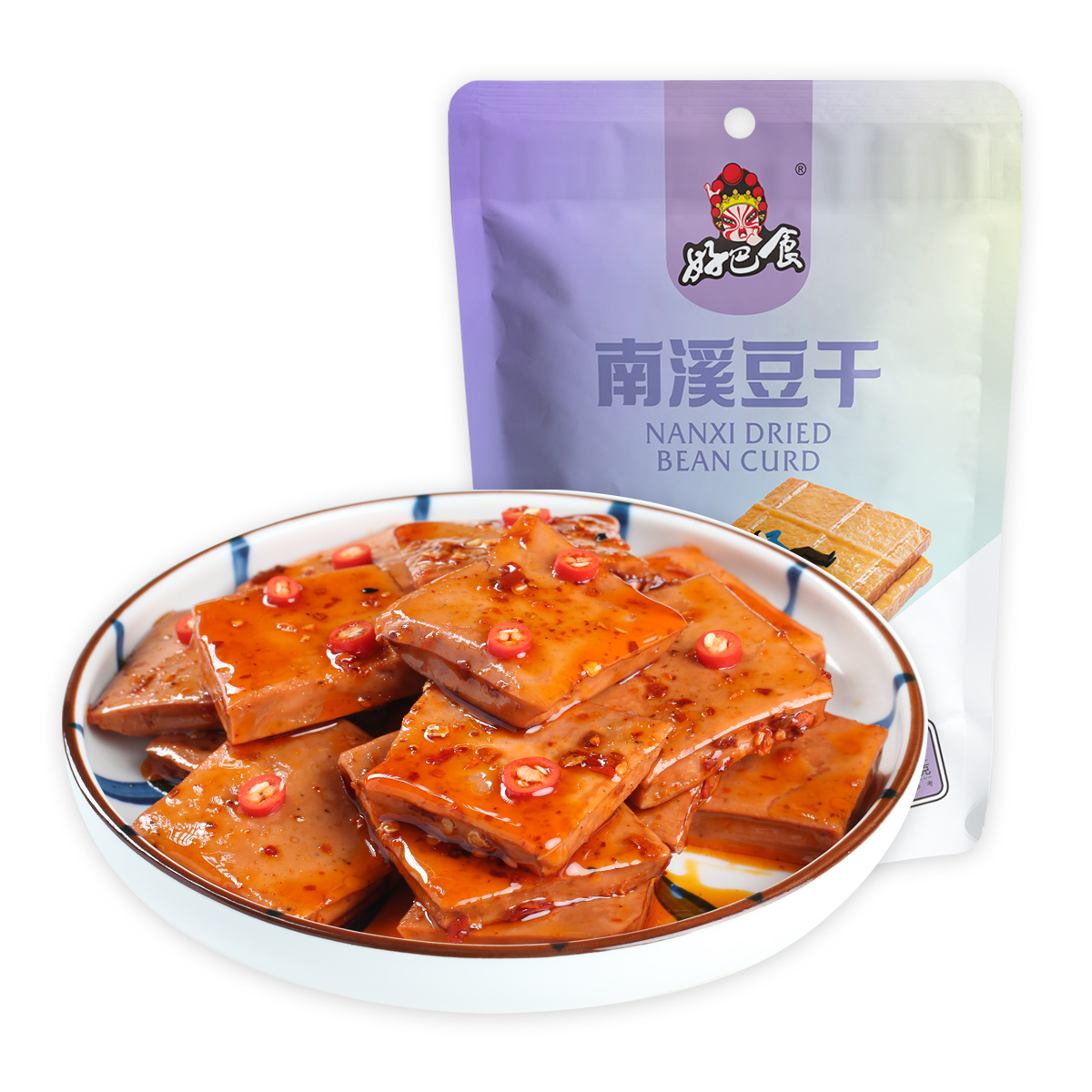 好巴食 豆腐干 川味美食 休闲零食 南溪经典豆干麻辣味200g