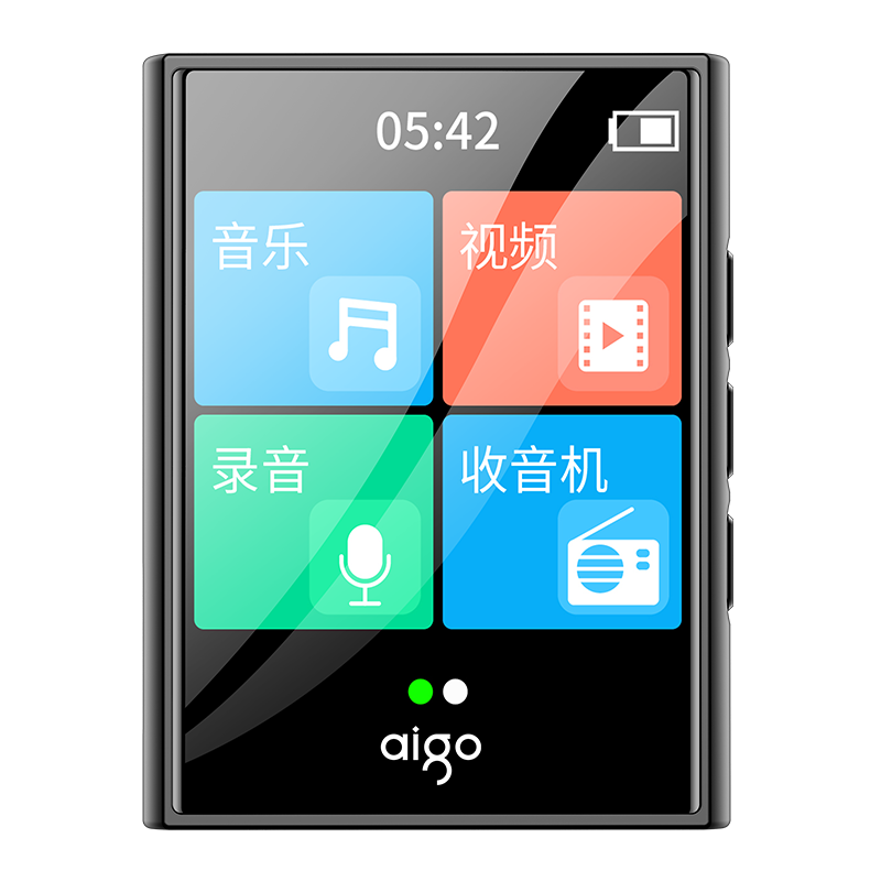 爱国者(AIGO) 数码音乐播放器MP3-301黑色高清大图