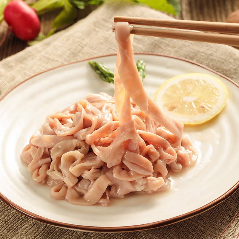 华英 精切鸭肠鸭肠衣 500g/袋 卤味火锅食材涮锅食材高清大图