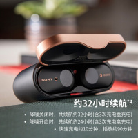 索尼(SONY)WF-1000XM3 真无线蓝牙耳机耳麦 智能降噪 触控面板 苹果/安卓手机适用 黑色