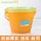 茶花 34CM华丽桶 水桶塑料桶饮用水桶 钓鱼提桶车载洗车水桶0211 单位:个
