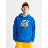 Skechers斯凯奇魏大勋同款连帽运动休闲长袖外套情侣圆领卫衣男女L320U113