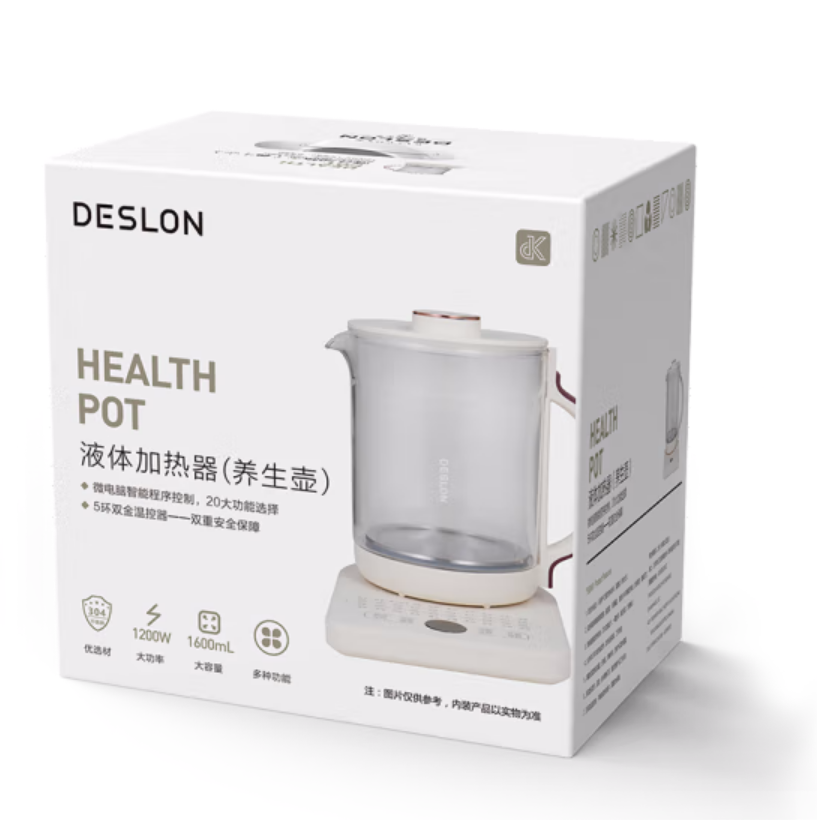德世朗(DESLON) 养生壶 DDQ-SH212高清大图