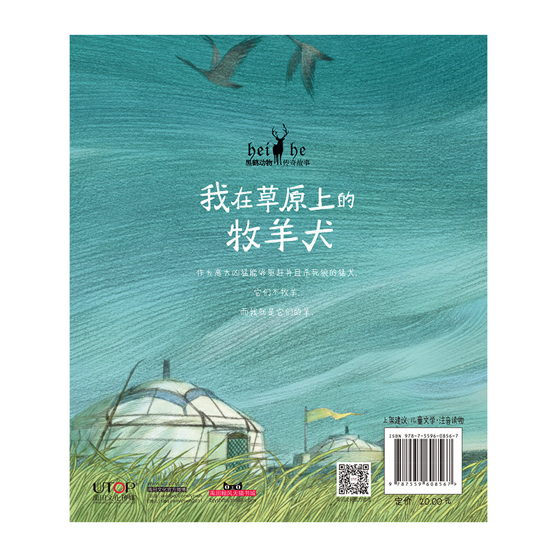 [正版]黑鹤动物传奇故事:我在草原上的牧羊犬高清大图