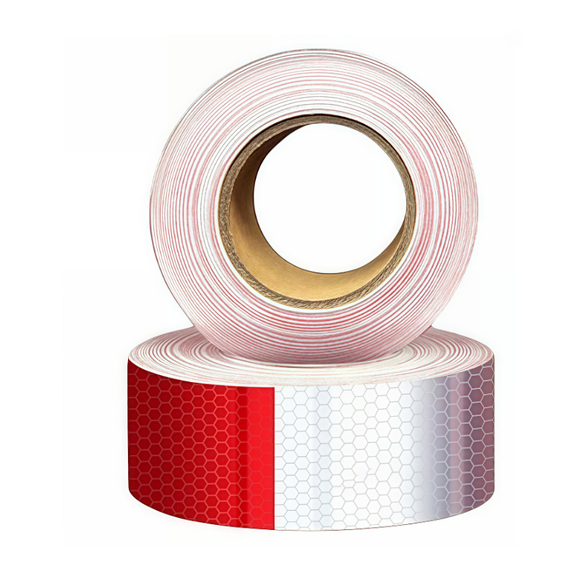 铁驰 反光胶带 红白 宽5cm /卷高清大图