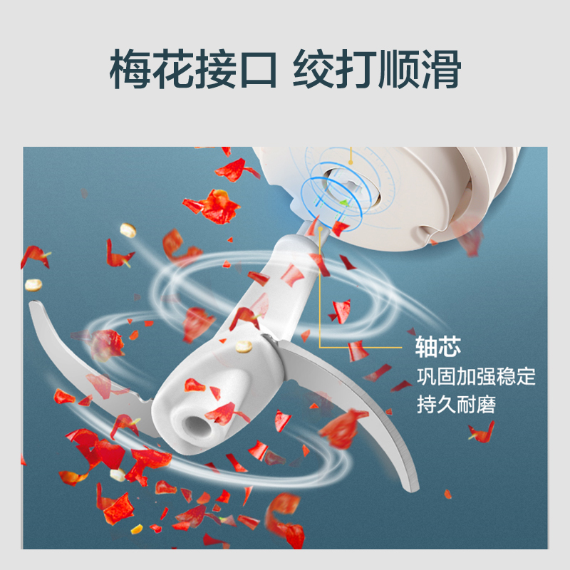 苏泊尔(SUPOR)1.2L绞肉机 ZMD安心系列 8秒速绞 绞肉绞蔬菜馅 JRD03-200高清大图