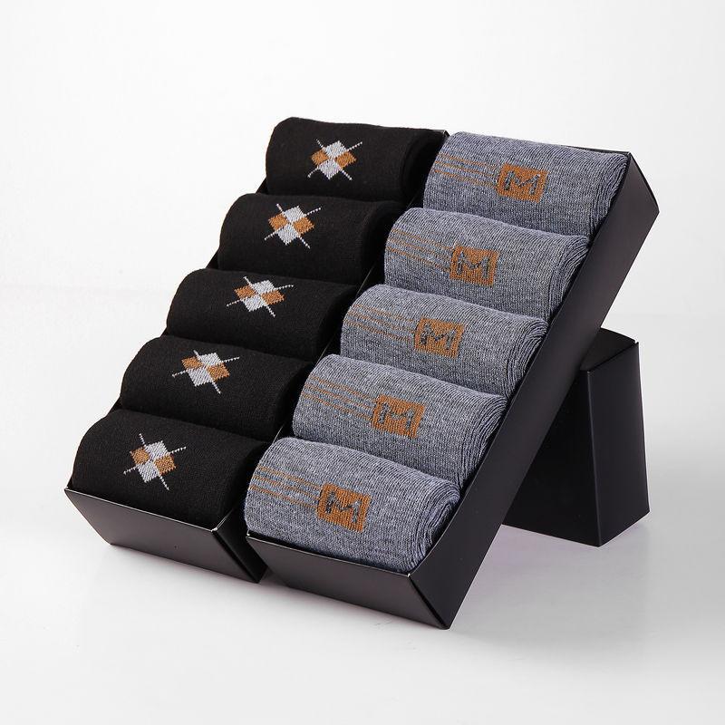 10双装袜子男长筒棉袜秋冬季加厚中老年大码中筒工作四季地摊便宜莎丞