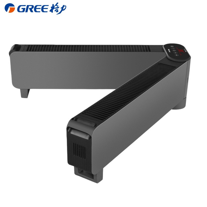 格力(GREE)踢脚线取暖器电暖器暖风取暖机移动地暖 wifi遥控低噪家用卧室浴室防水可折叠电暖气 3000w踢脚线 N
