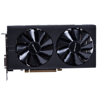 蓝宝石RX580 2048SP 4G 白金版 电脑游戏显卡台式电脑主机吃鸡游戏显卡设计制图显卡