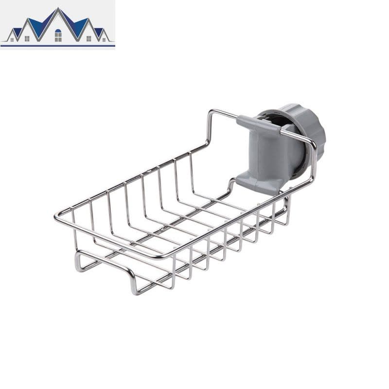 水龙头置物架厨房抹布沥水架免打孔水挂篮水池收纳架 三维工匠图片