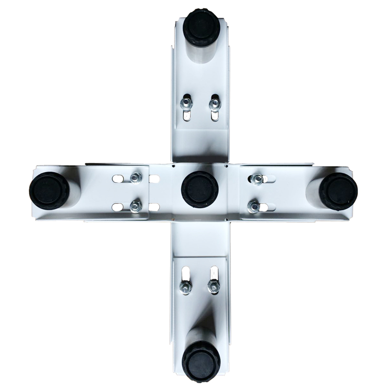 帮客材配 安居士 空调柜机底座 十字型 单个销售 白色高清大图