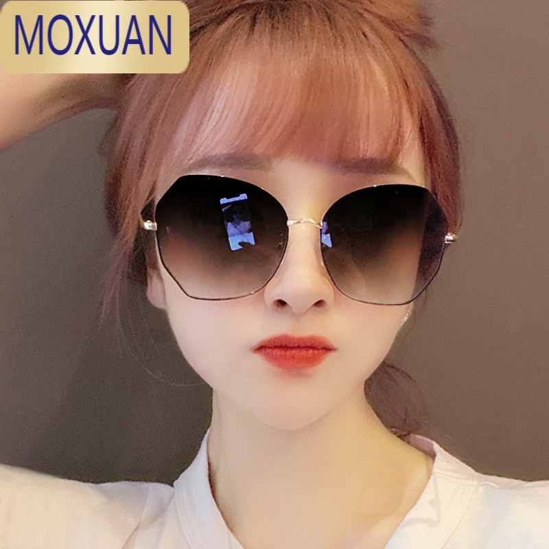 moxuan墨镜2022年新款女韩版潮开车专用偏光太阳眼镜网红大脸夏太阳镜