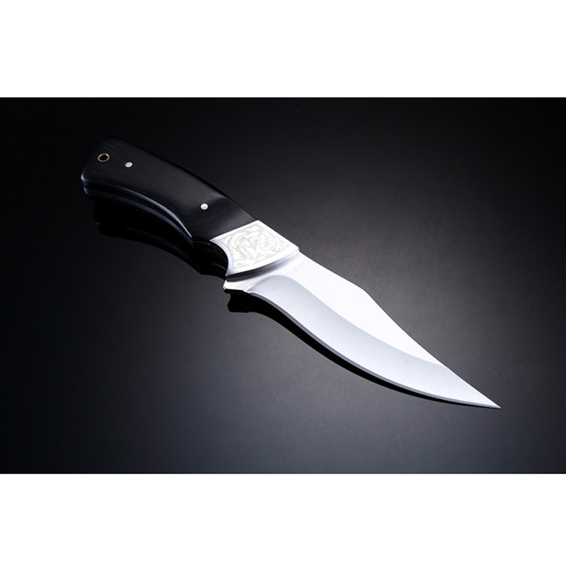 户外多功能直刀 战术军工刀 龙骨一体高硬度求生小直刀 多功能野营