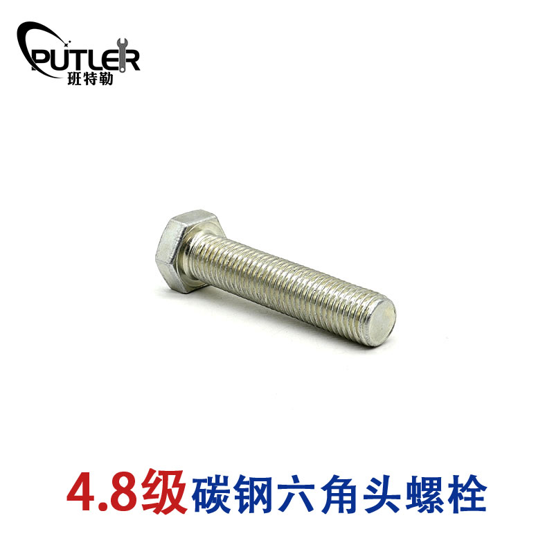 班特勒 六角头螺栓-C级 M20*110mm 4.8级镀锌/个高清大图