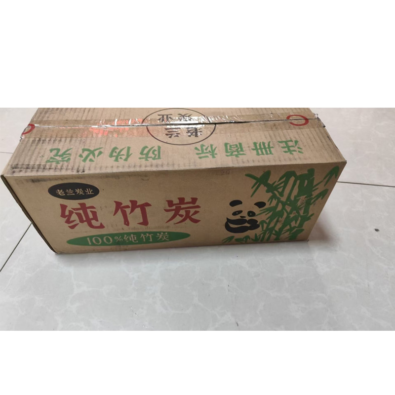老兰碳业无烟碳100%纯竹炭 约6kg 箱装
