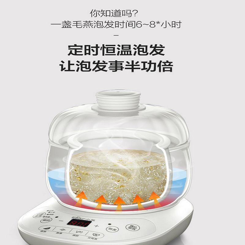 小熊(bear) 电炖盅 DDZ-B06R1 电炖盅炖汤锅隔水炖盅 0.6L