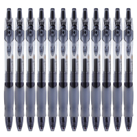 晨光文具(M&G)GP1163按动中性笔0.5mm 办公经典 签字笔 按动笔 12支 黑色