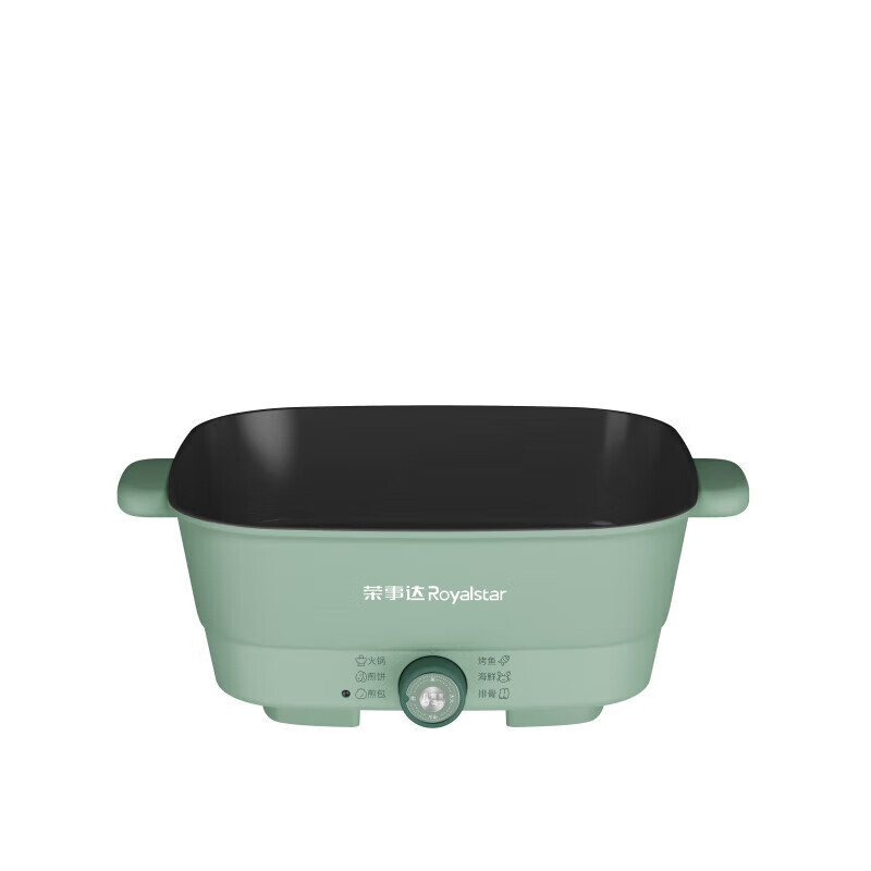 荣事达大容量旋钮式多功能5L电热锅HG36D高清大图