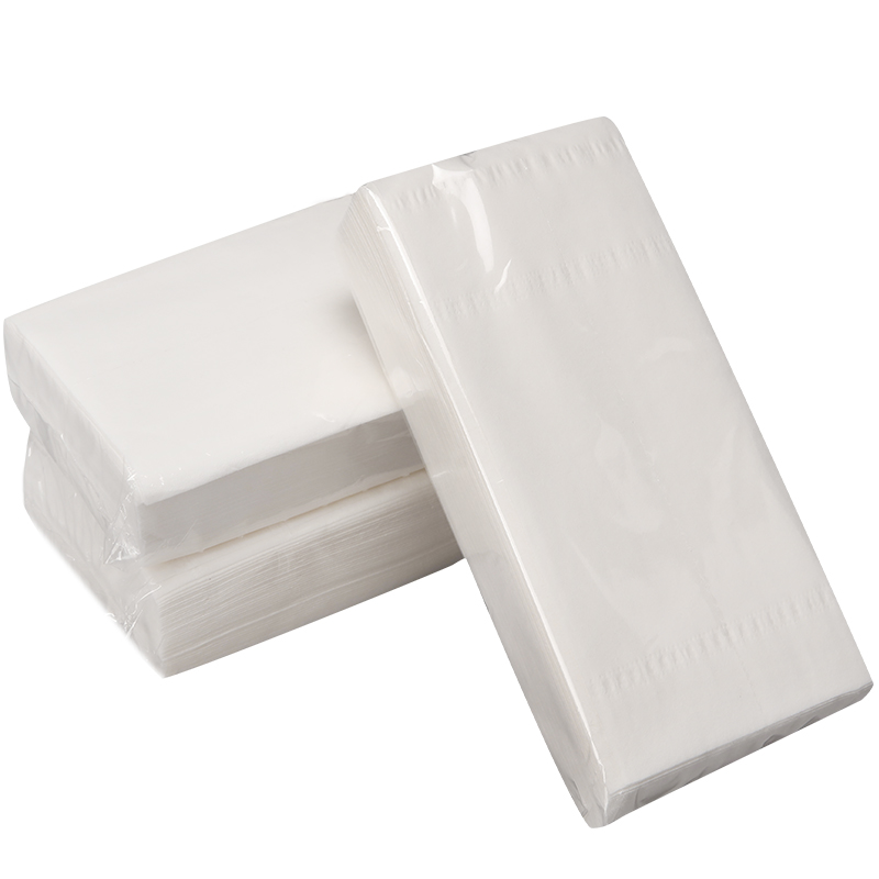 七日爱(qiriai)简易抽纸酒店用纸巾面巾纸饭店纸抽餐巾纸-一箱200包