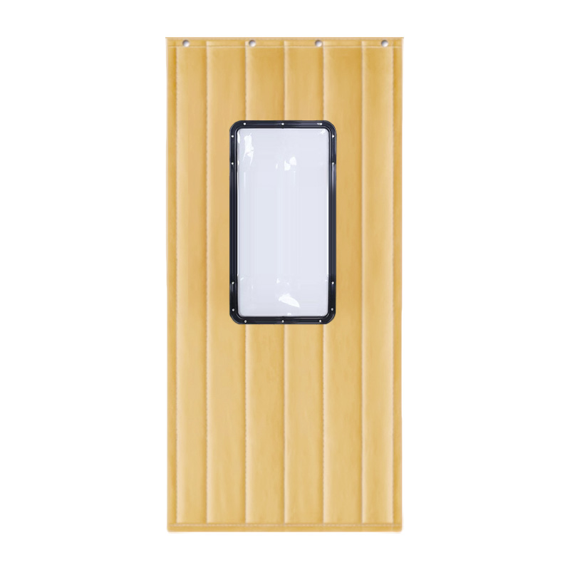 天空桥 棉门帘 MML-12金黄色40*80cm四层棉 平方米高清大图