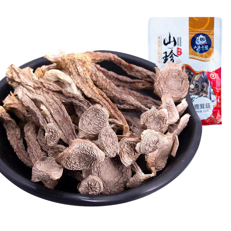 山海小将 菌菇混装组盒C 1470g/5包(虫草花、香菇、姬松茸、鹿茸菇、茶树菇)