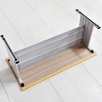 DXBG图书室阅览桌工作桌2000*1000mm橘黄色台面(不含椅)[工厂现做 7天内发货]