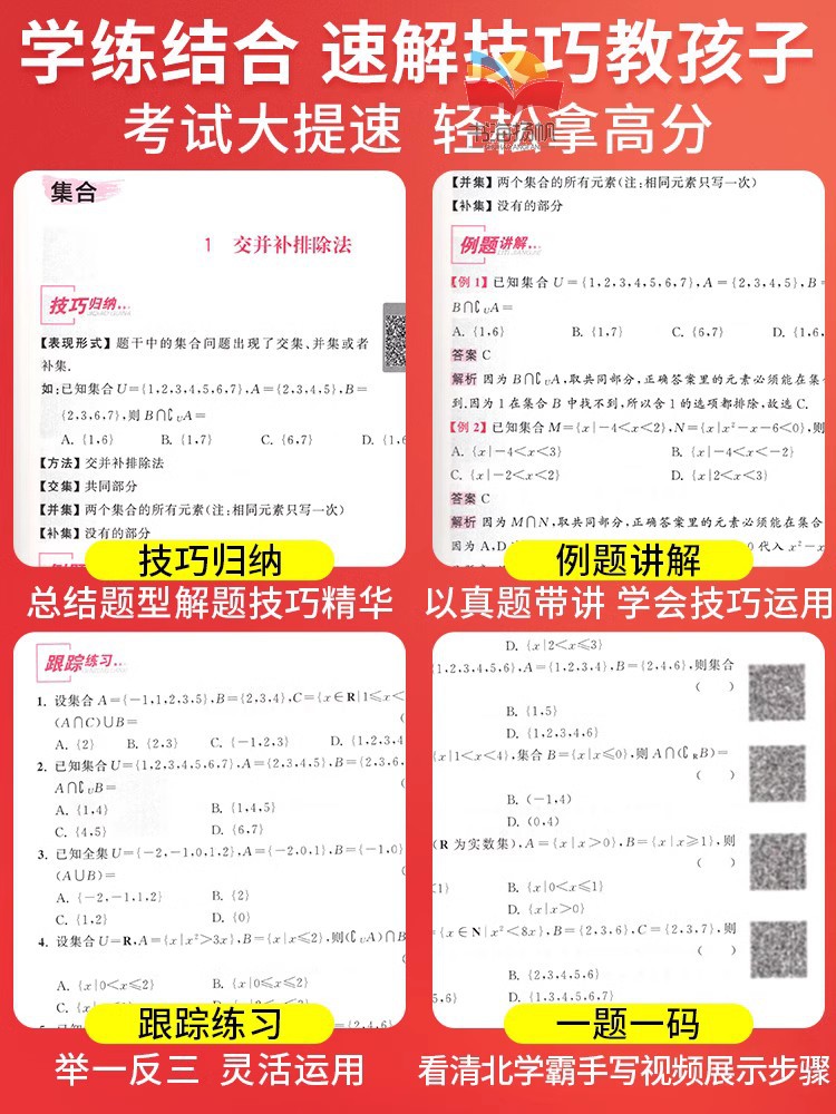 2本英语:阅读理解+书面表达 全国通用 [正版]2024学魁榜解题妙招高中数学物理化学生物政治历史地理高考必刷题知识点智高清大图