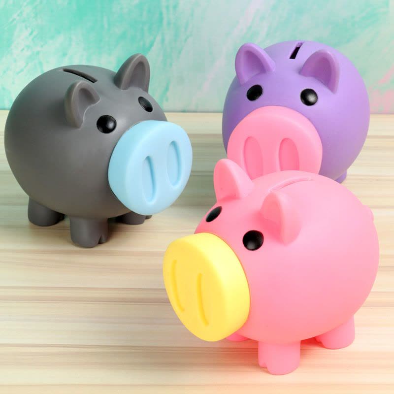 小猪可爱萌儿童存钱罐少女心储蓄罐创意生日礼物礼品礼品M0|存钱罐（兔子）图片