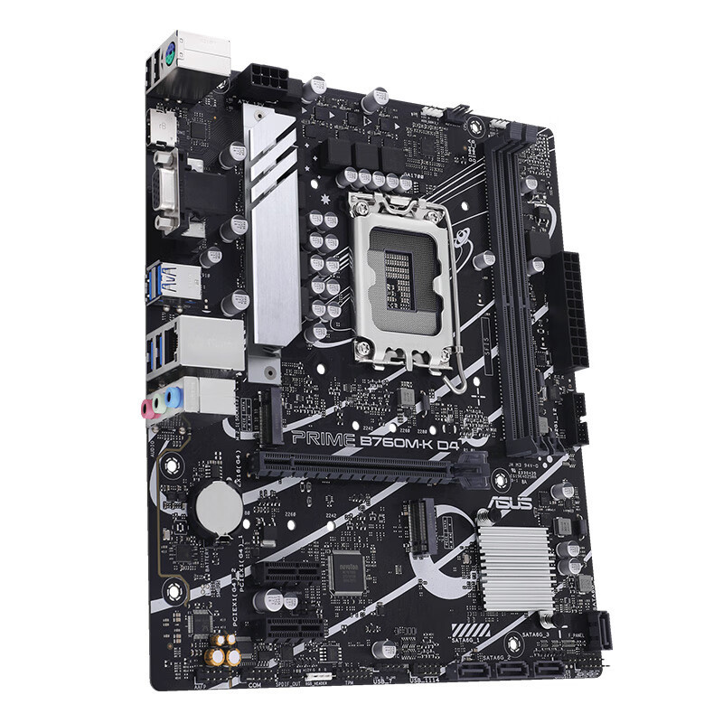 华硕(ASUS)PRIME B760M-K D4+12代英特尔 i5 12490F 主板套装