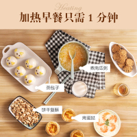 格兰仕(Galanz) 微波炉 家用智能多菜单 简约操作 平板加热 五段火力可调 颜值复古 旋钮式小清新20L