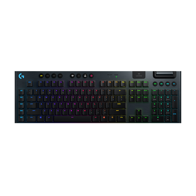 罗技(Logitech) G913 无线 RGB 机械游戏键盘矮轴 GL-T轴类茶轴手感赛博朋克2077英雄联盟吃鸡键盘高清大图