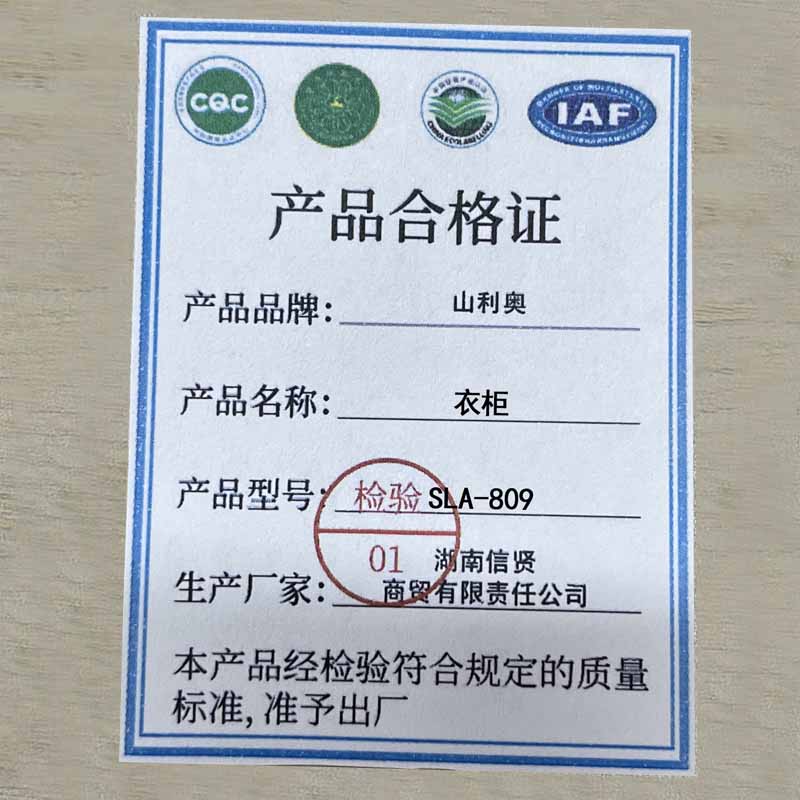 山利奥 衣柜 SLA-809/个高清大图