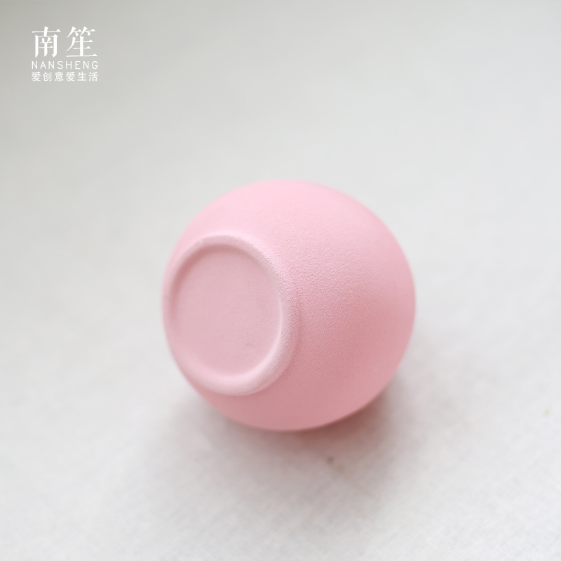小清新简约水培摆件七彩陶瓷小花瓶干花插花创意客厅摆设 三维工匠 嫩草绿