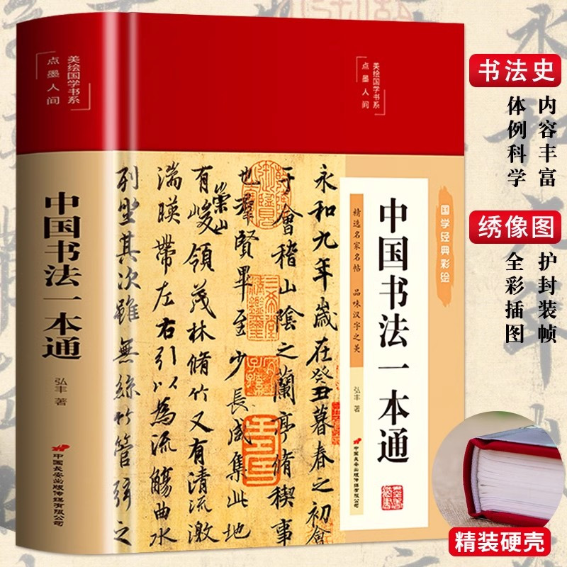 中国书法一本通 [正版]书籍中国书法一本通中国历代书法篆书楷书入门历代名家王羲之等收藏真迹艺术书法篆刻书法作品集书法集名