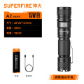 神火（SupFire） A2升级版变焦强光手电筒15瓦可充电LED家户外大功率骑行超亮远射应急灯