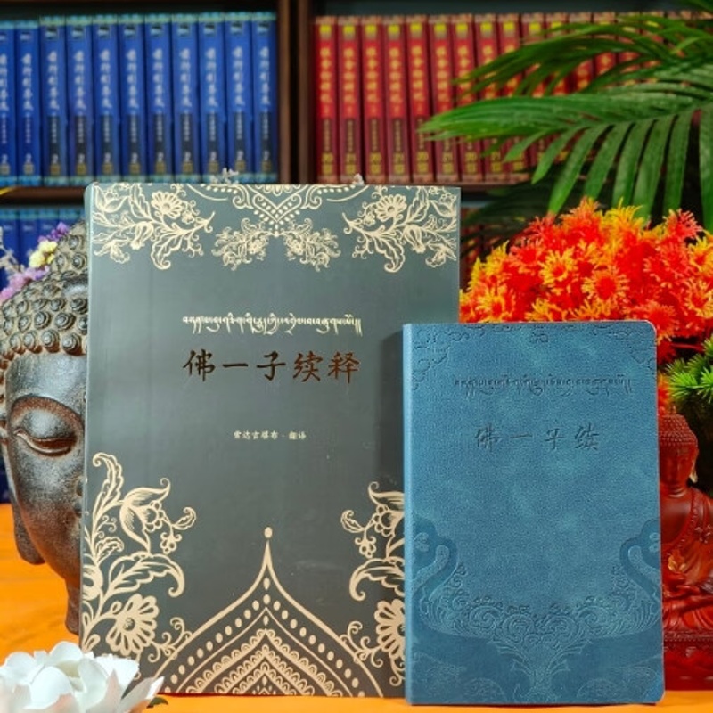 [学院热门正版]《佛一子续》(皮面)+《佛一子续释》(硬壳线装)索师 新书高清大图