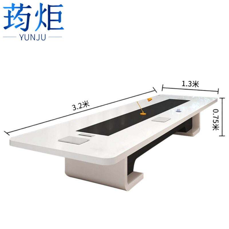 荺炬会议桌3.2*1.3m张高清大图