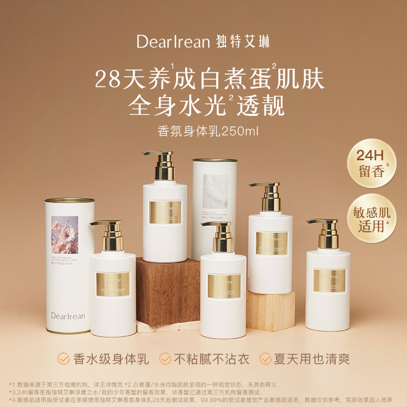 独特艾琳 心跳回响香氛身体乳250ml高清大图