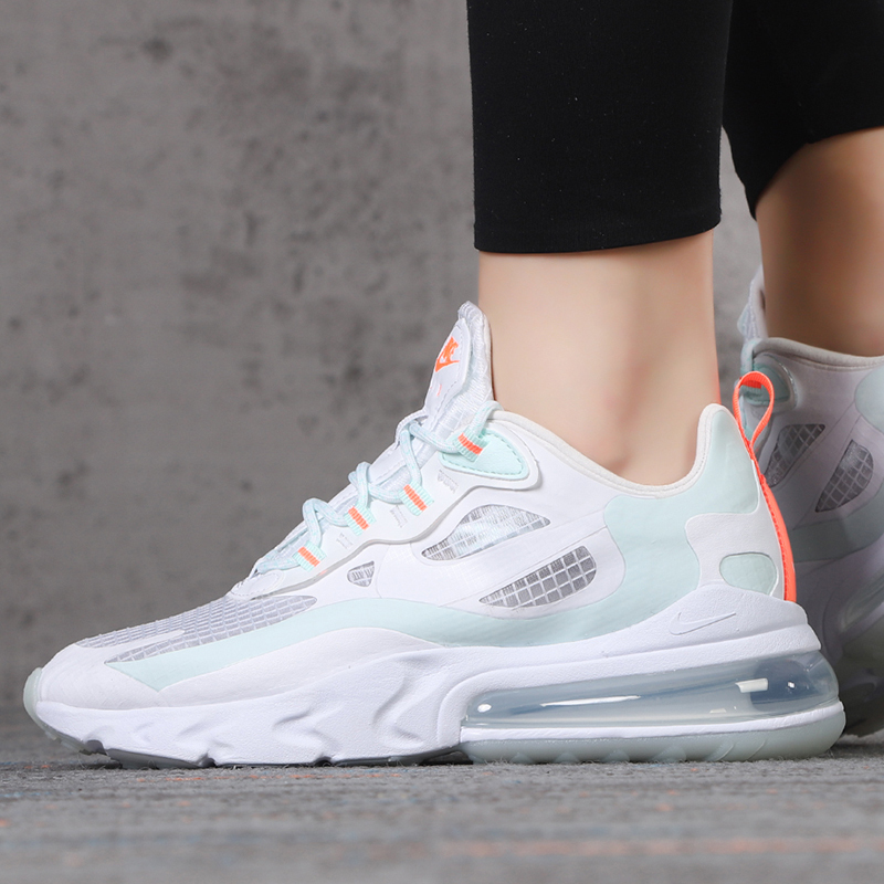 NIKE/耐克 女鞋 2020新款AIR MAX 270 REACT SE气垫缓震耐磨跑步鞋 CJ0620-100