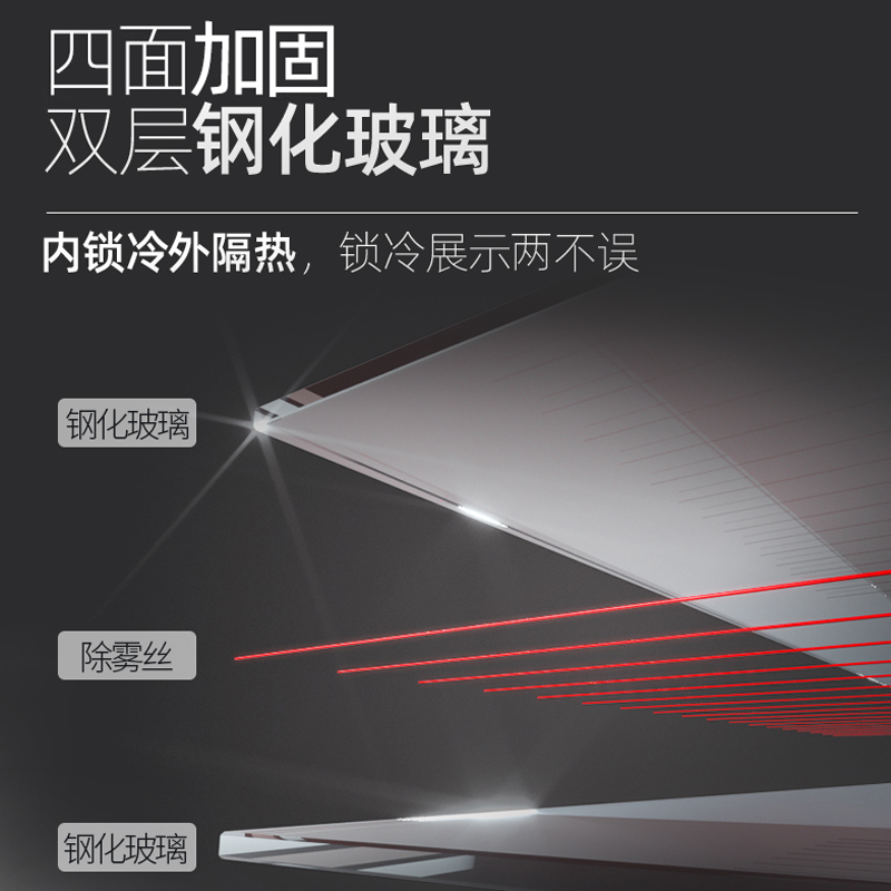 乐创(lecon) 蛋糕柜冷藏柜展示柜玻璃商用 立式西点慕斯甜品保鲜柜 0.9米白色立式直角前开门