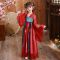 汉服女童中国古风仙绣印花套装广袖齐胸襦裙唐制演出服夏季