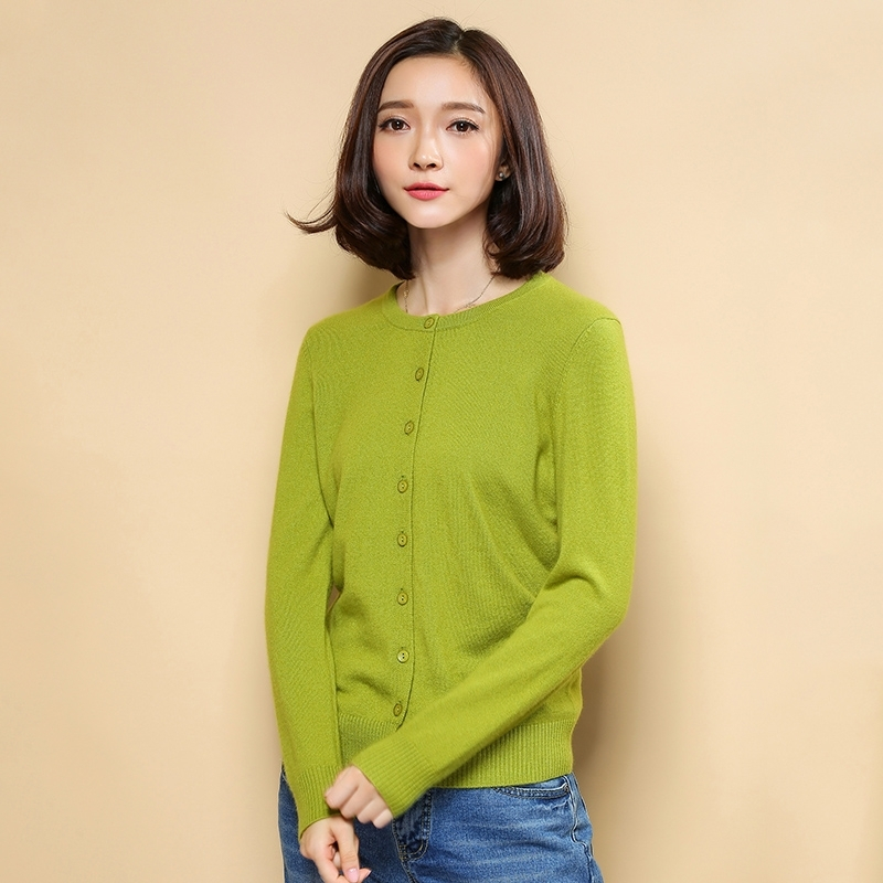 圆领纯色修身显瘦毛衣外套针织羊绒主要参数品牌:opzc货号:h2275款式