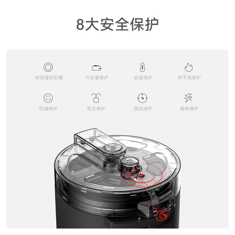 OLAYKS立时 3L电压力锅旋钮款(岩黑)YBW3001A DYLG00303高清大图