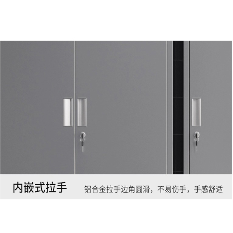 翼澜 不锈钢清洁柜 双门 台高清大图